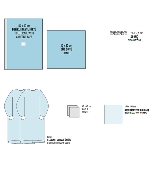 Embrio Transfer Örtü Seti Embrio Transfer Örtü Seti