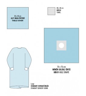 Minör Cerrahi Örtü Seti